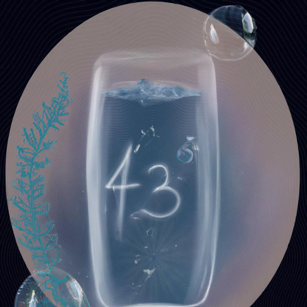 Desvelando o significado das burbullas no vaso de auga na espiritualidade
