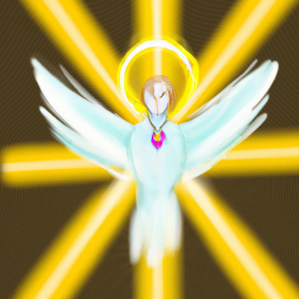 PNG Dessin de l'Esprit Saint Divin : La représentation mystique en détail