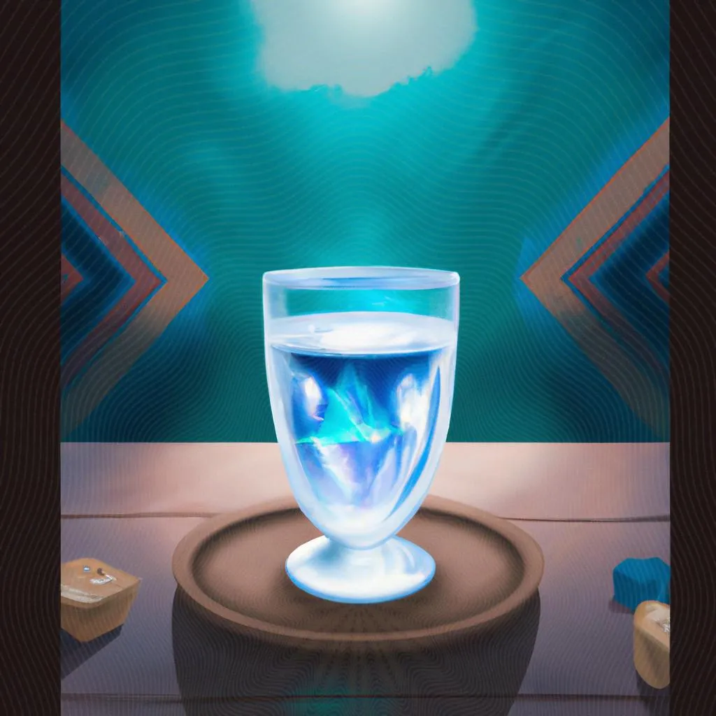 Glass vann i rommet: mysteriet avslørt av spiritisme