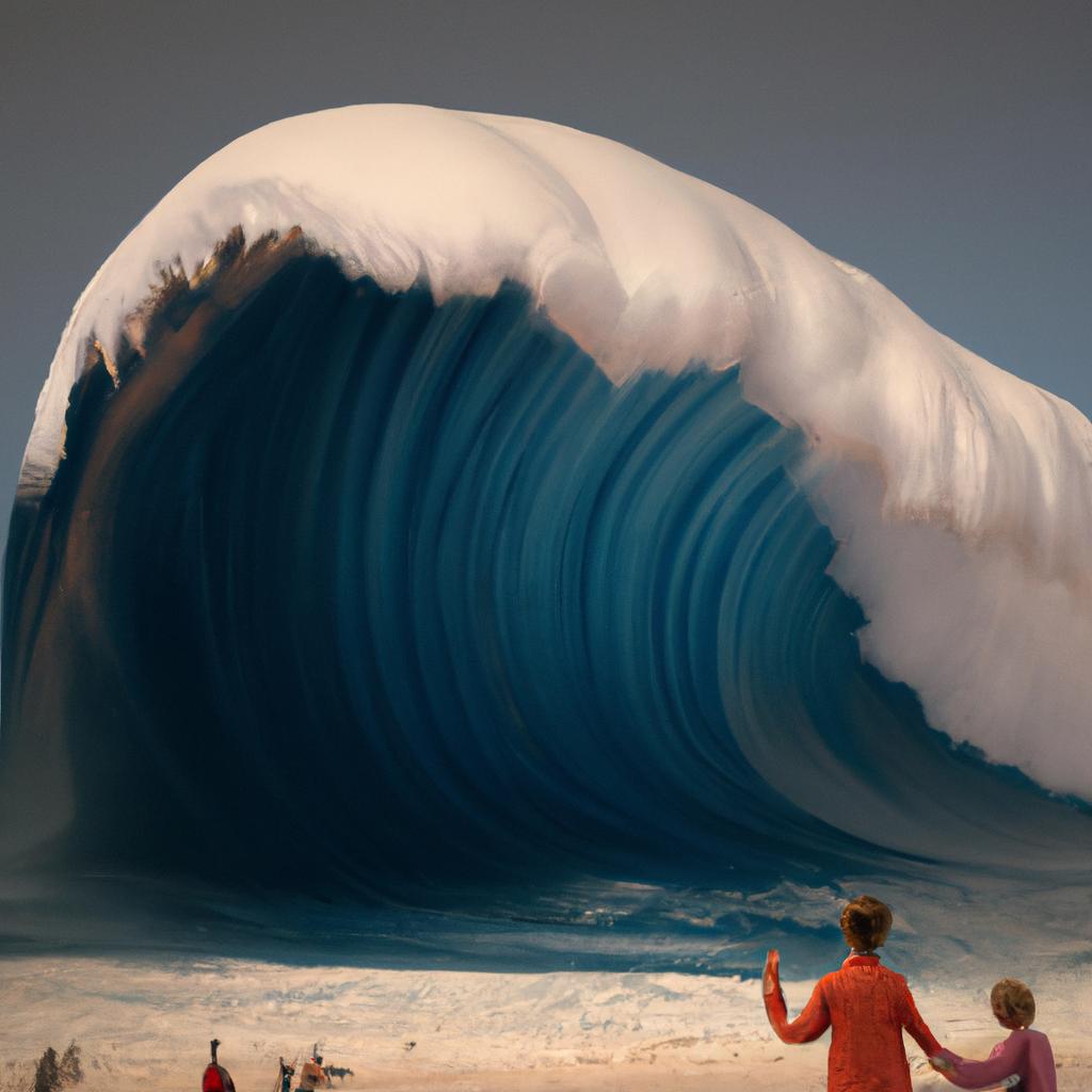 Oppdag meningen med å drømme om en gigantisk bølge på stranden!