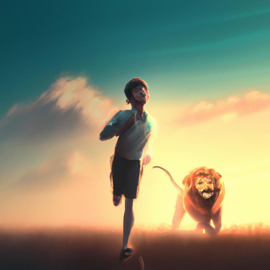 Snívať o levovi, ktorý beží za mnou: pochopte význam!