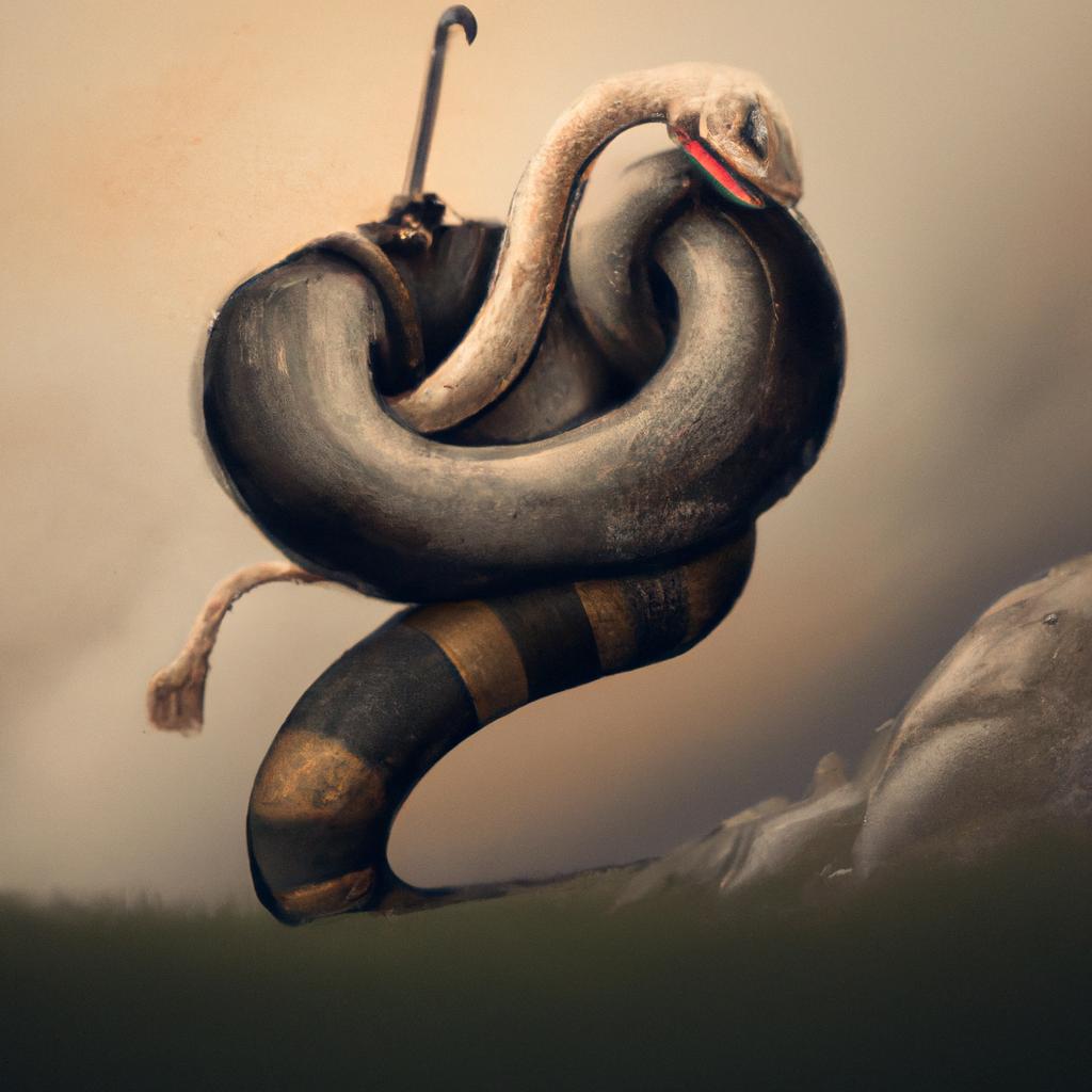 Сонувајќи змија завиткана во нога: што значи тоа?