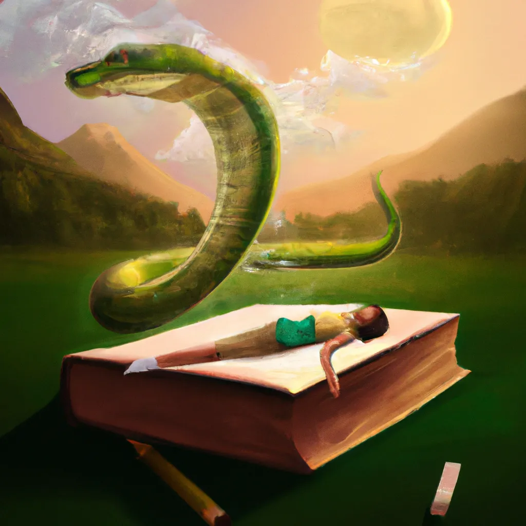 Descoperă ce înseamnă să visezi un șarpe pe cer: Cartea de vise