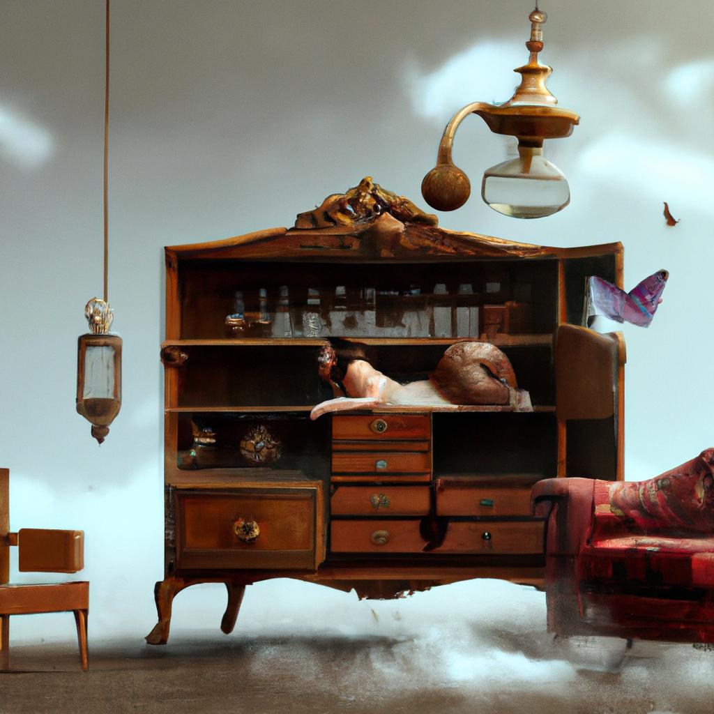 Upptäck vad det betyder att drömma om gamla möbler!