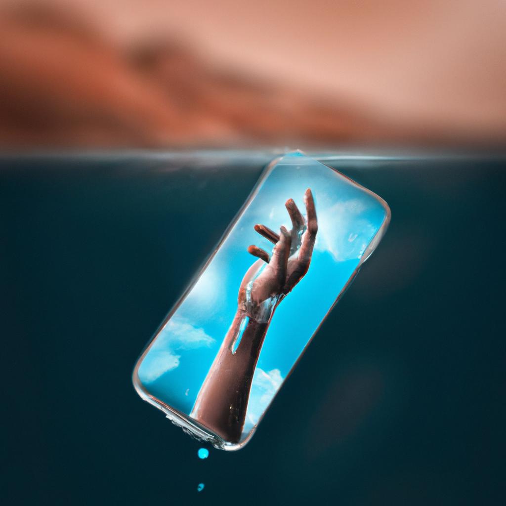 Rêver d'un téléphone portable qui tombe dans l'eau : découvrez ce que cela signifie !