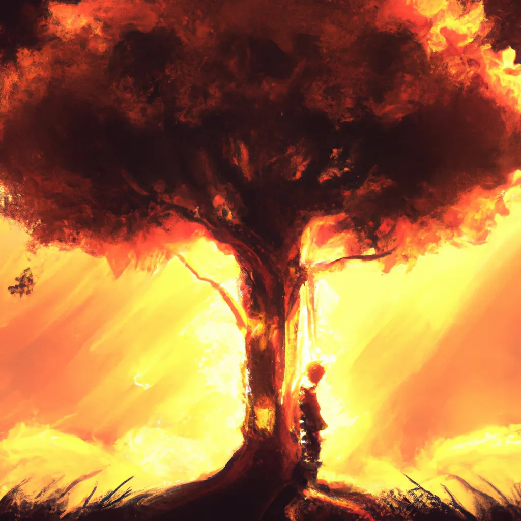 Visul unui copac în flăcări: Semnificația dezvăluită!
