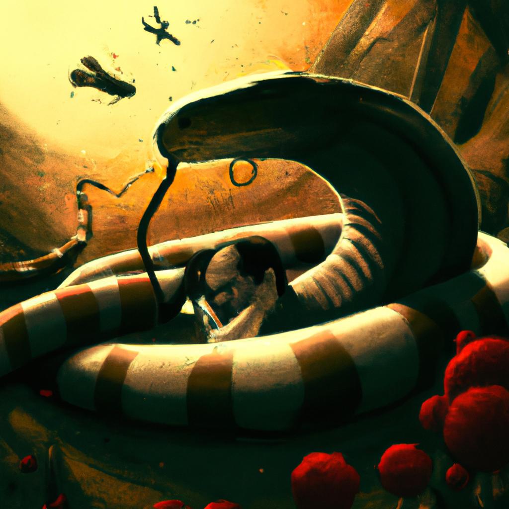 Drømmer om en slange Å spise en slange: betydningen avslørt!
