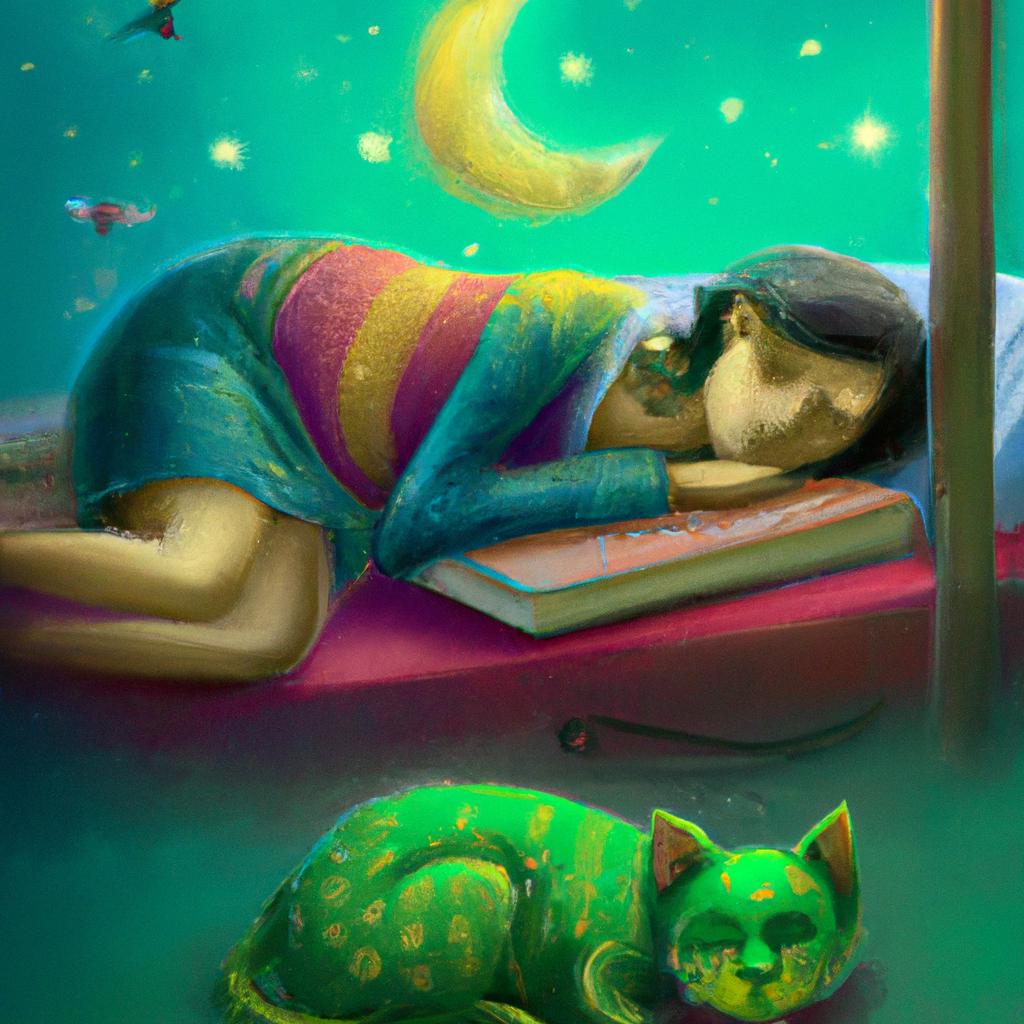 Upptäck vad det innebär att drömma om en grön katt!