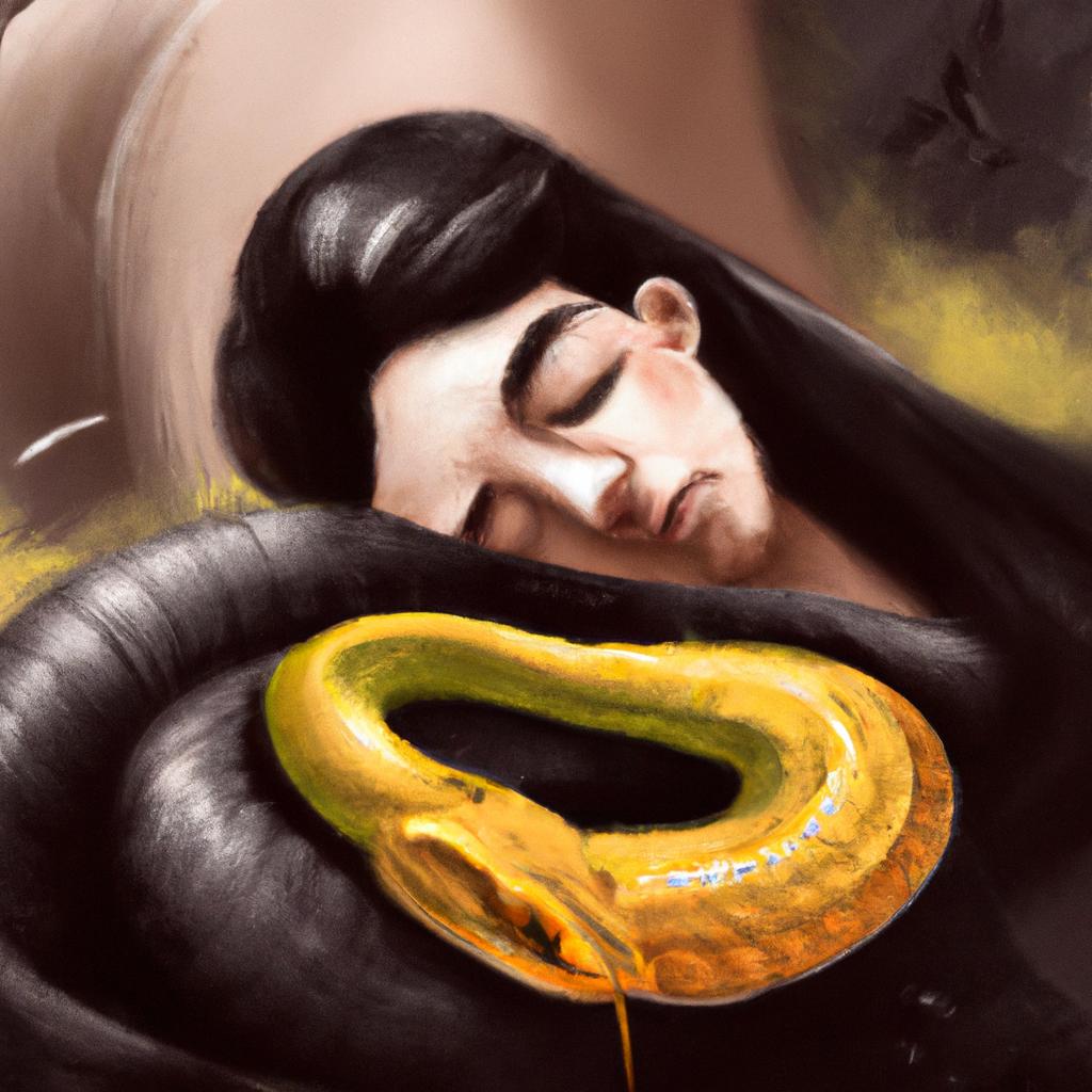 Finn ut hva det vil si å drømme om en svart og gul slange!
