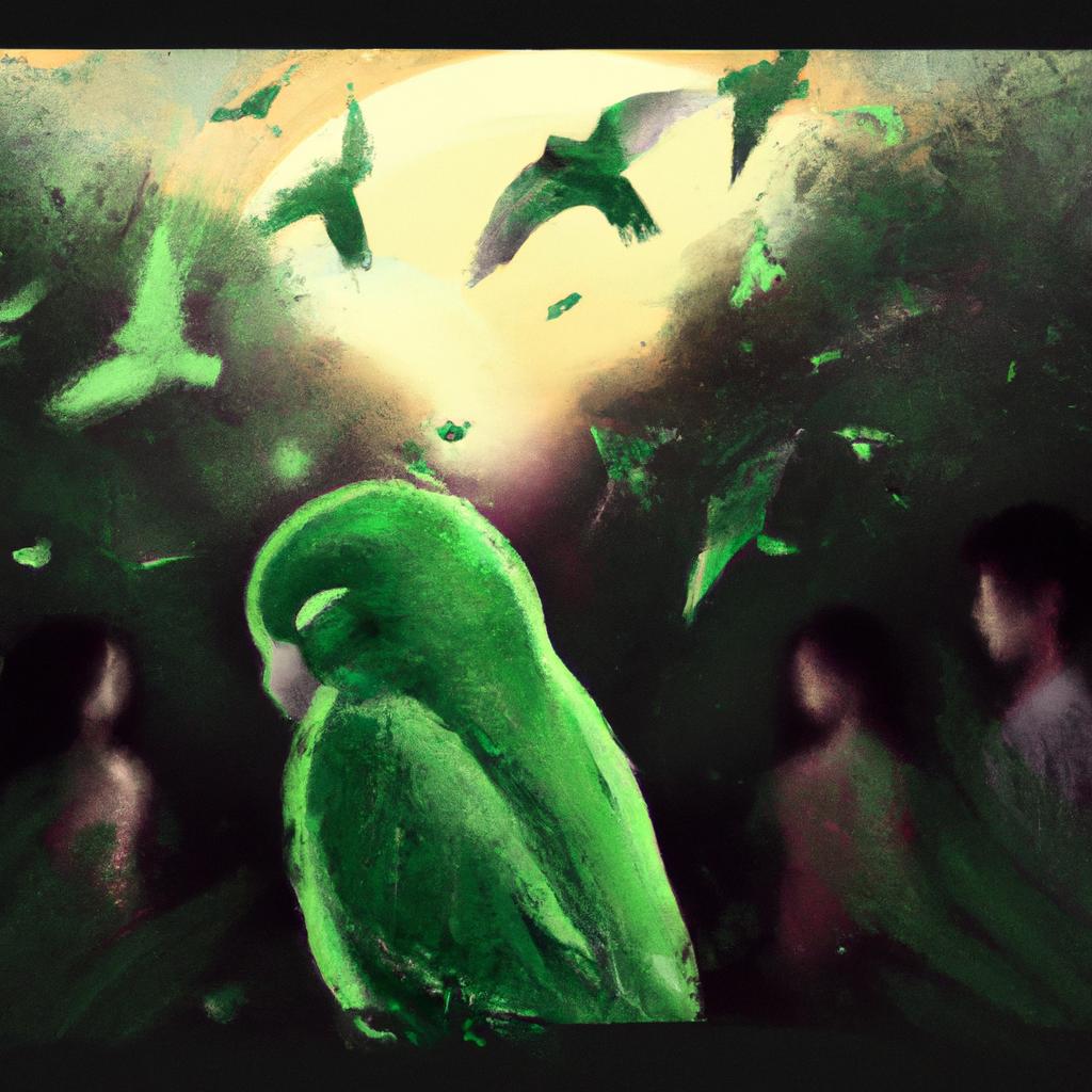 Upptäck vad det betyder att drömma om en grön parakit!