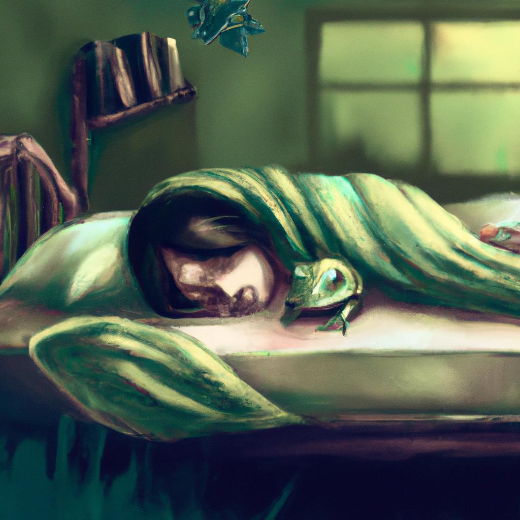잠을 드러내는 것: 침대에서 개구리를 꿈꾸는 것은 무엇을 의미합니까?
