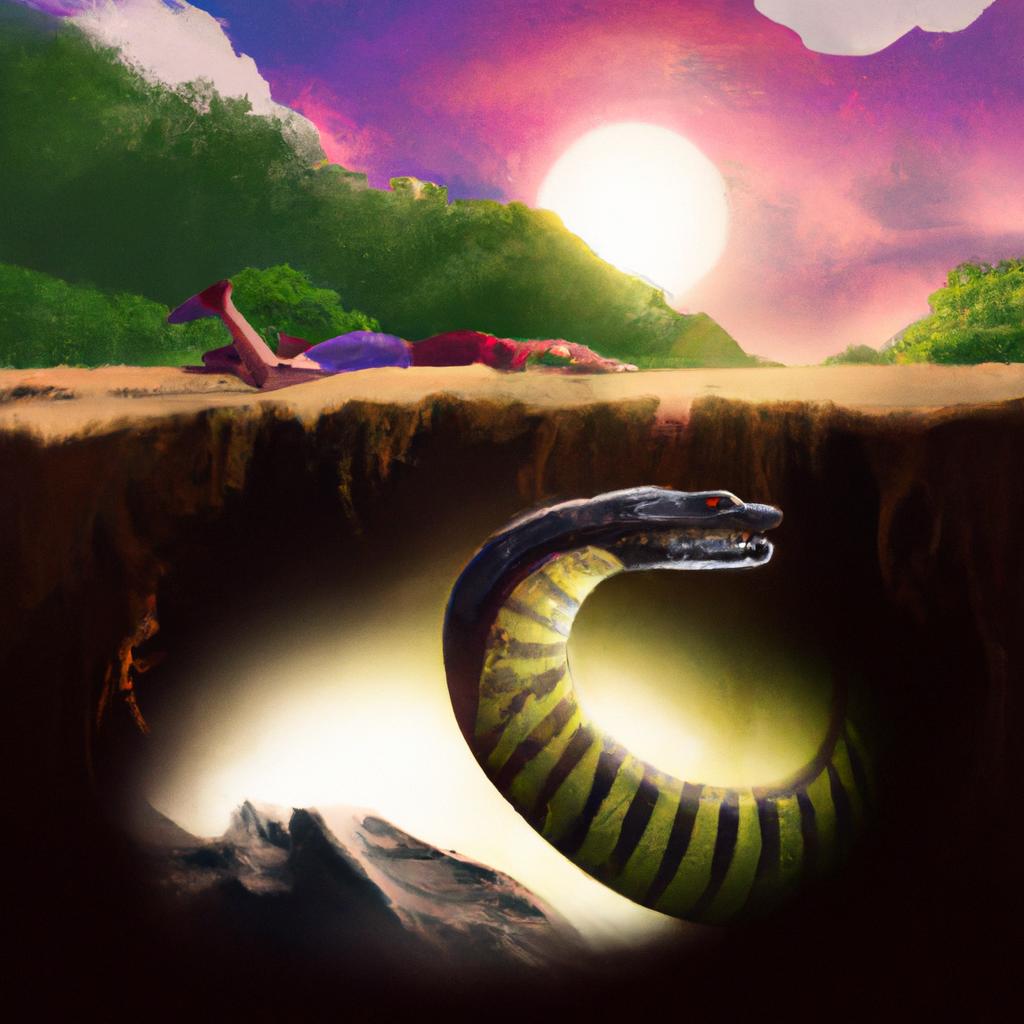 Descobreix el significat de somiar amb una serp en un forat!