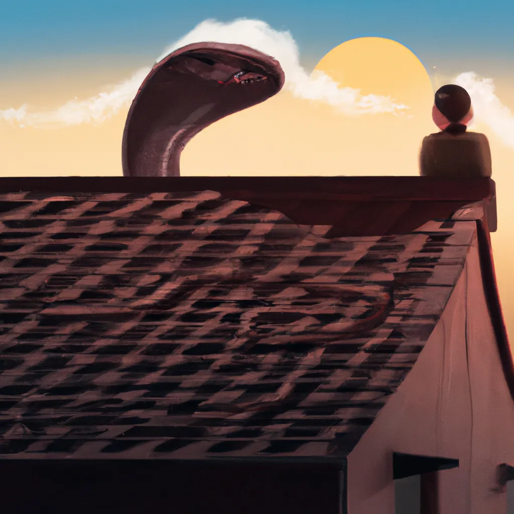 Ken de betekenis van dromen met Slang op het dak!