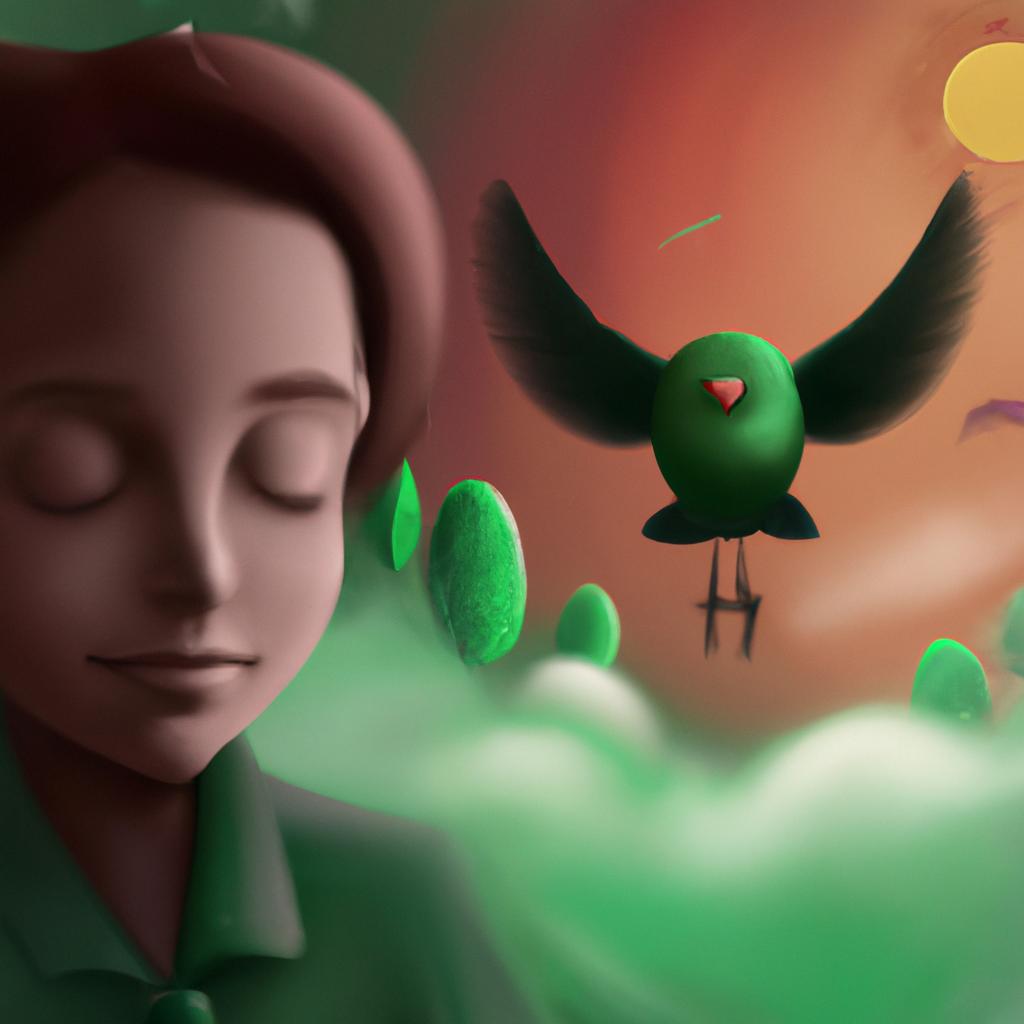 Wat betsjut it om te dreamen oer Green Bird? Untdek no!