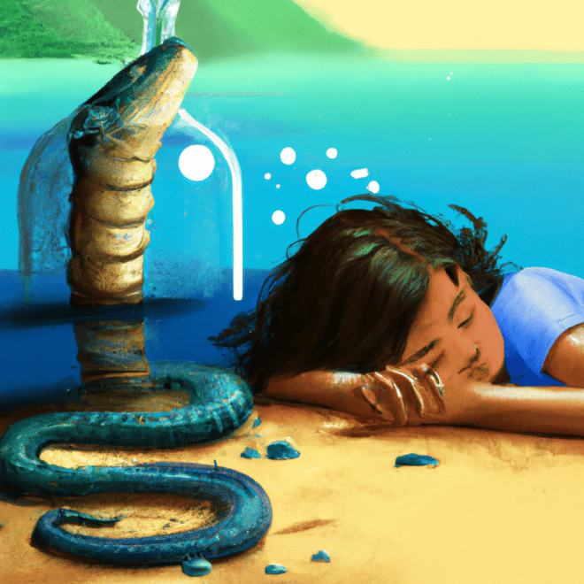 "Descoperă semnificația visului cu șarpele de apă!"